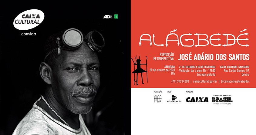 CAIXA Cultural Salvador convida para exposição de ALÁGBEDÉ, de José Adário dos Santos