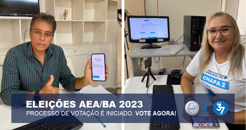 Eleições AEA/BA 2023: votação é iniciada