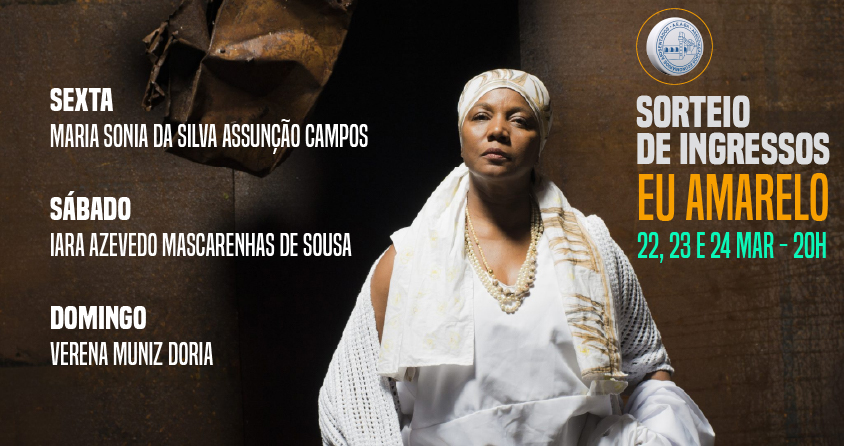 Ganhadoras dos ingressos para a peça ‘Eu Amarelo’, na CAIXA Cultural Salvador
